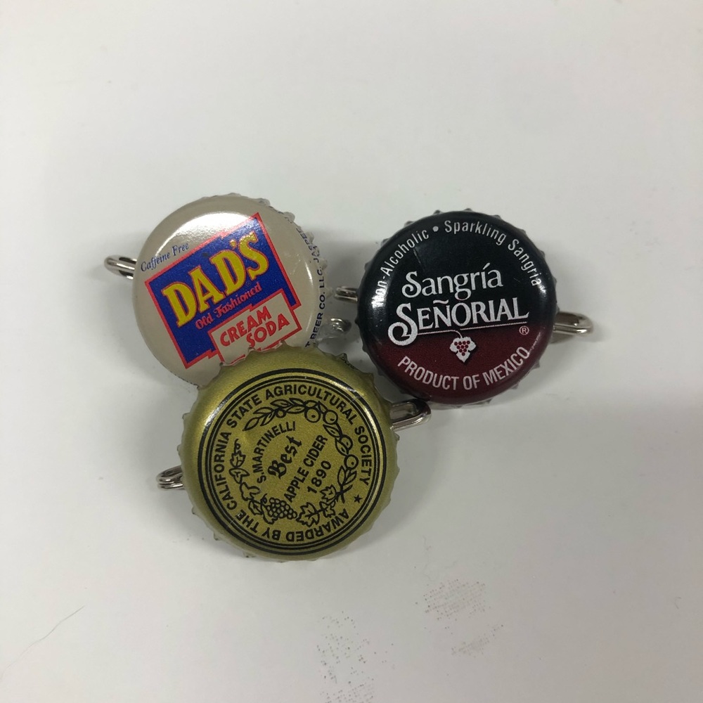 Bottle Cap Pins